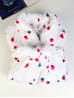 Heart Print Flannel House Robe W/ Pockets